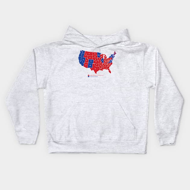 USA Dumbfuckistan 2016 Edition Kids Hoodie by hawkeyefile